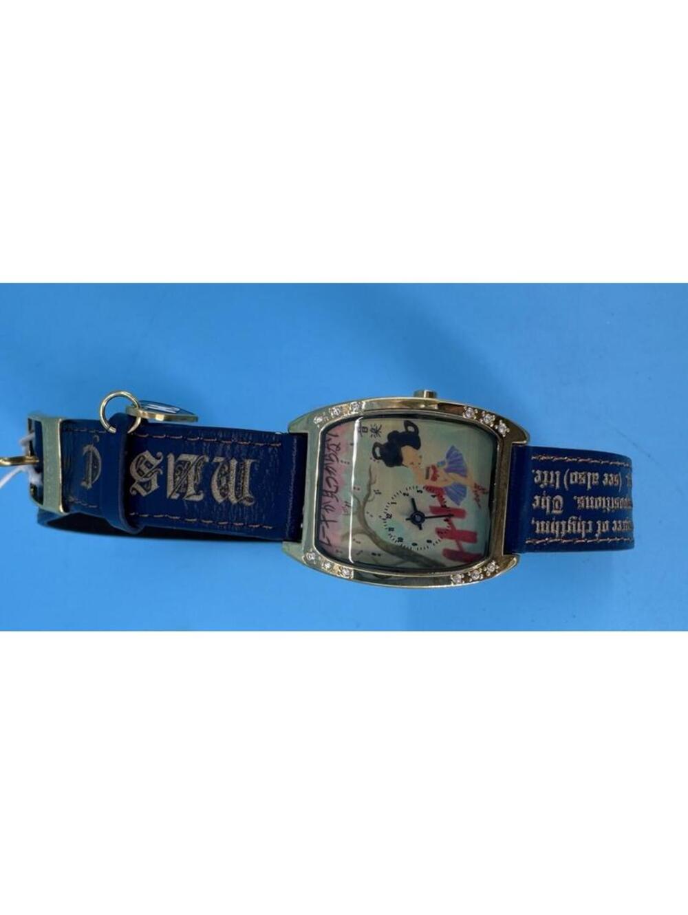 Harajuku Lovers LOVE Watch Blue Strap Japanese Movement 5ATM Double Band - Picture 3 of 15